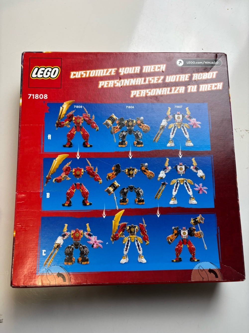 LEGO Ninjago Kai's Elemental Fire Mech 71808 - Picture 4 of 5